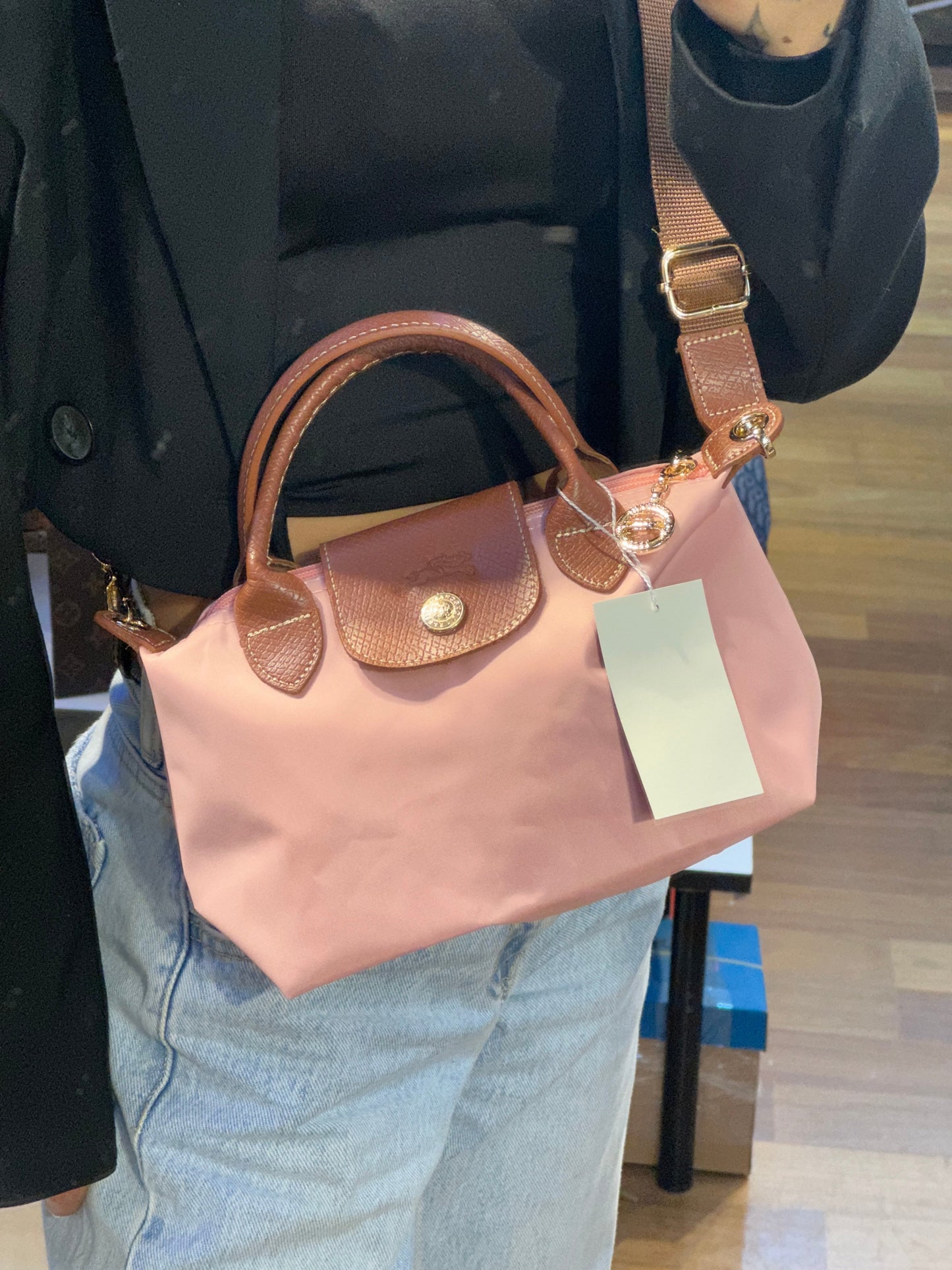 Longchamp XS Çift Sap