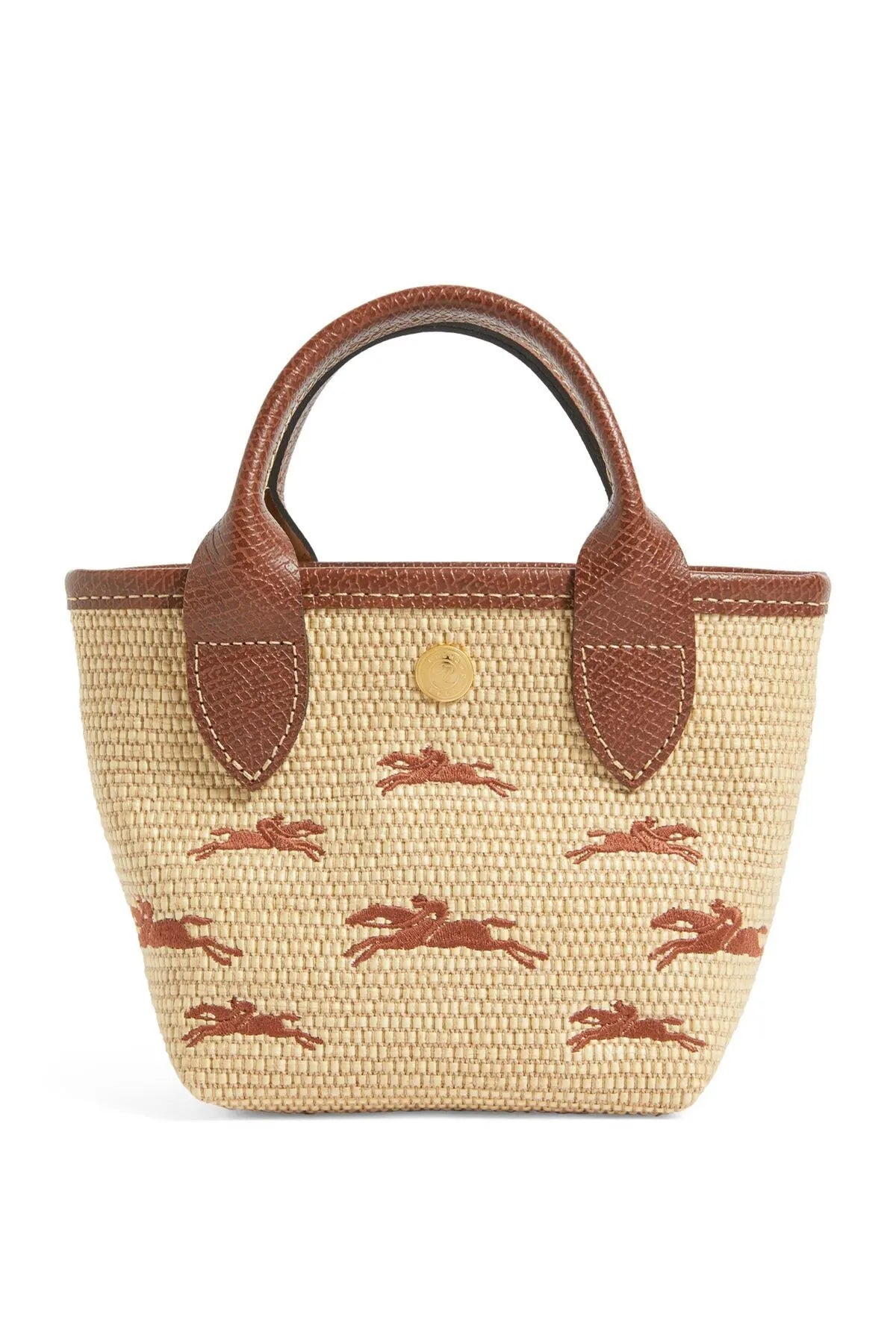 Longchamp Hasır Mini Kahve