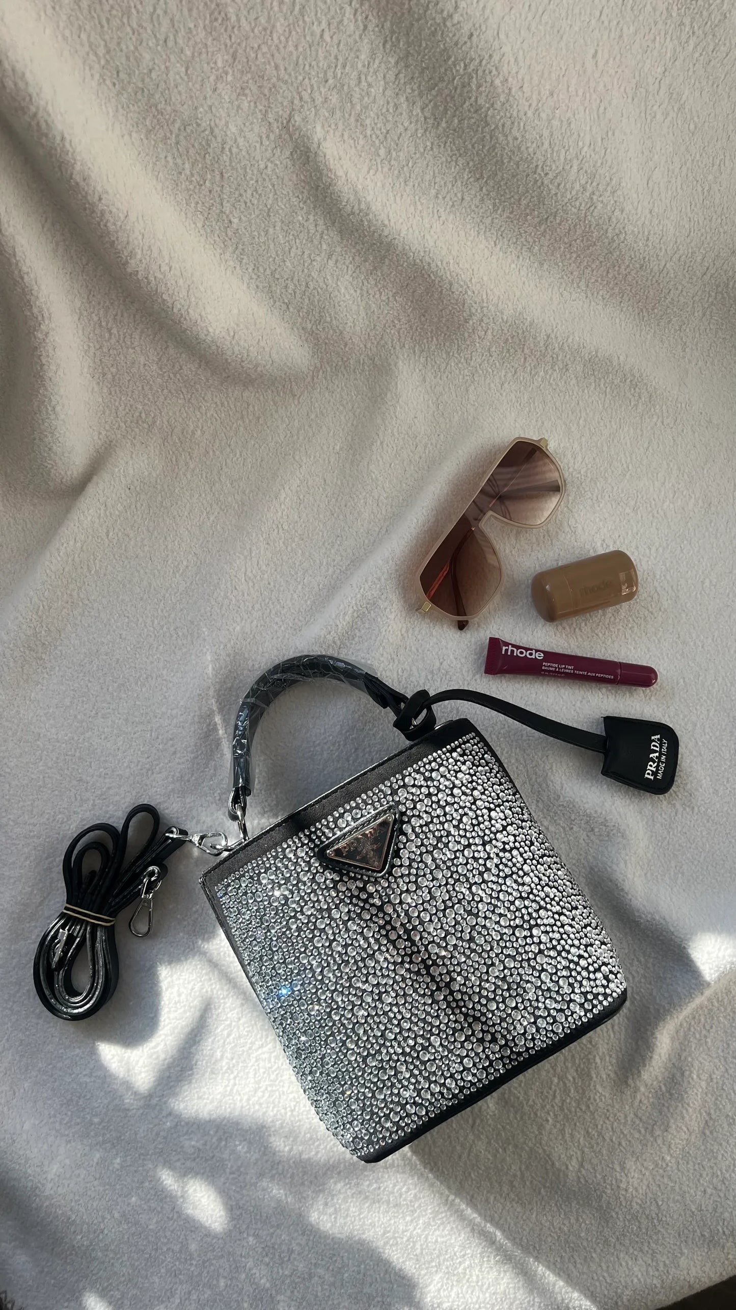 Prada Panier Kristalli Çanta