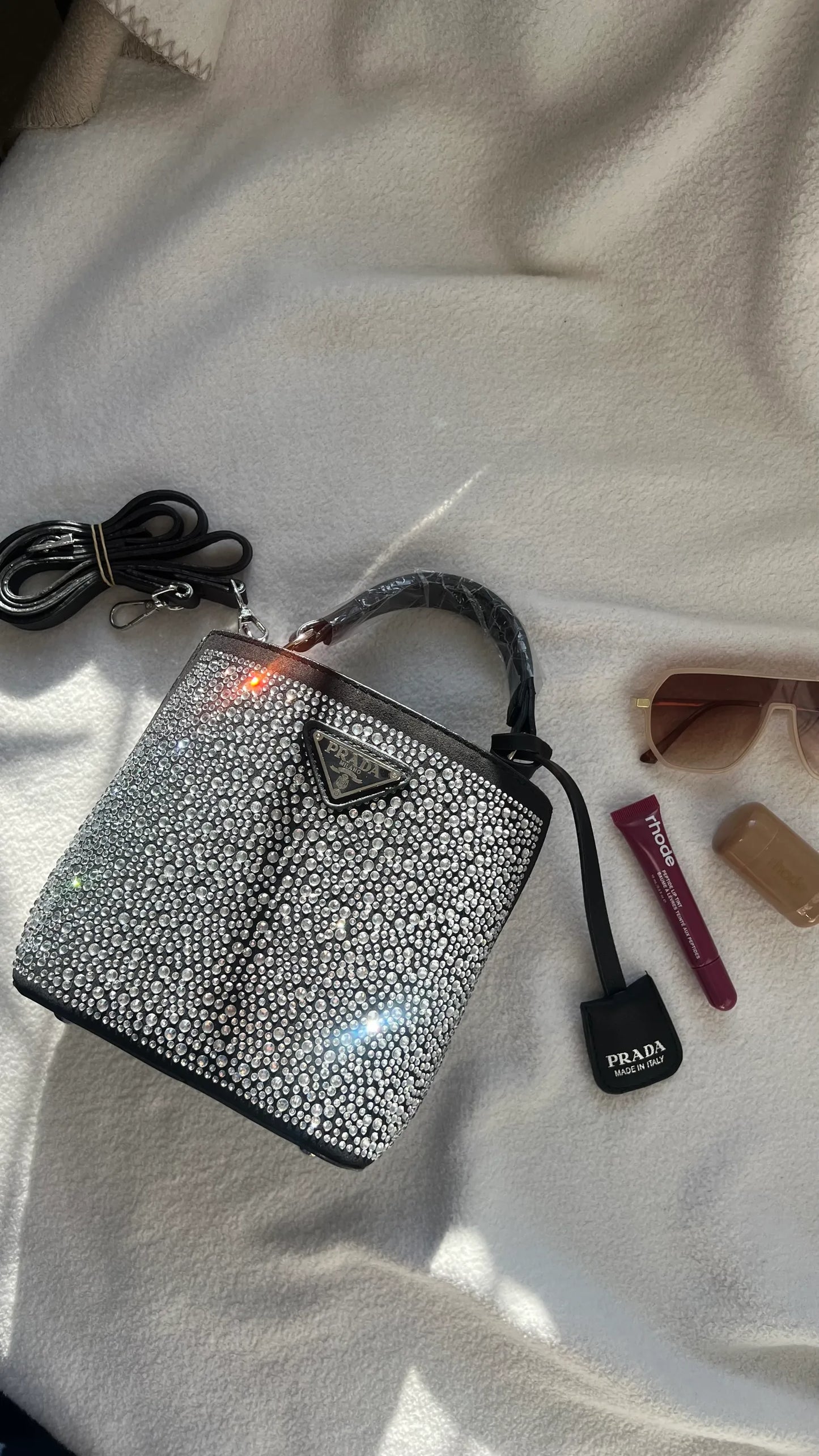 Prada Panier Kristalli Çanta