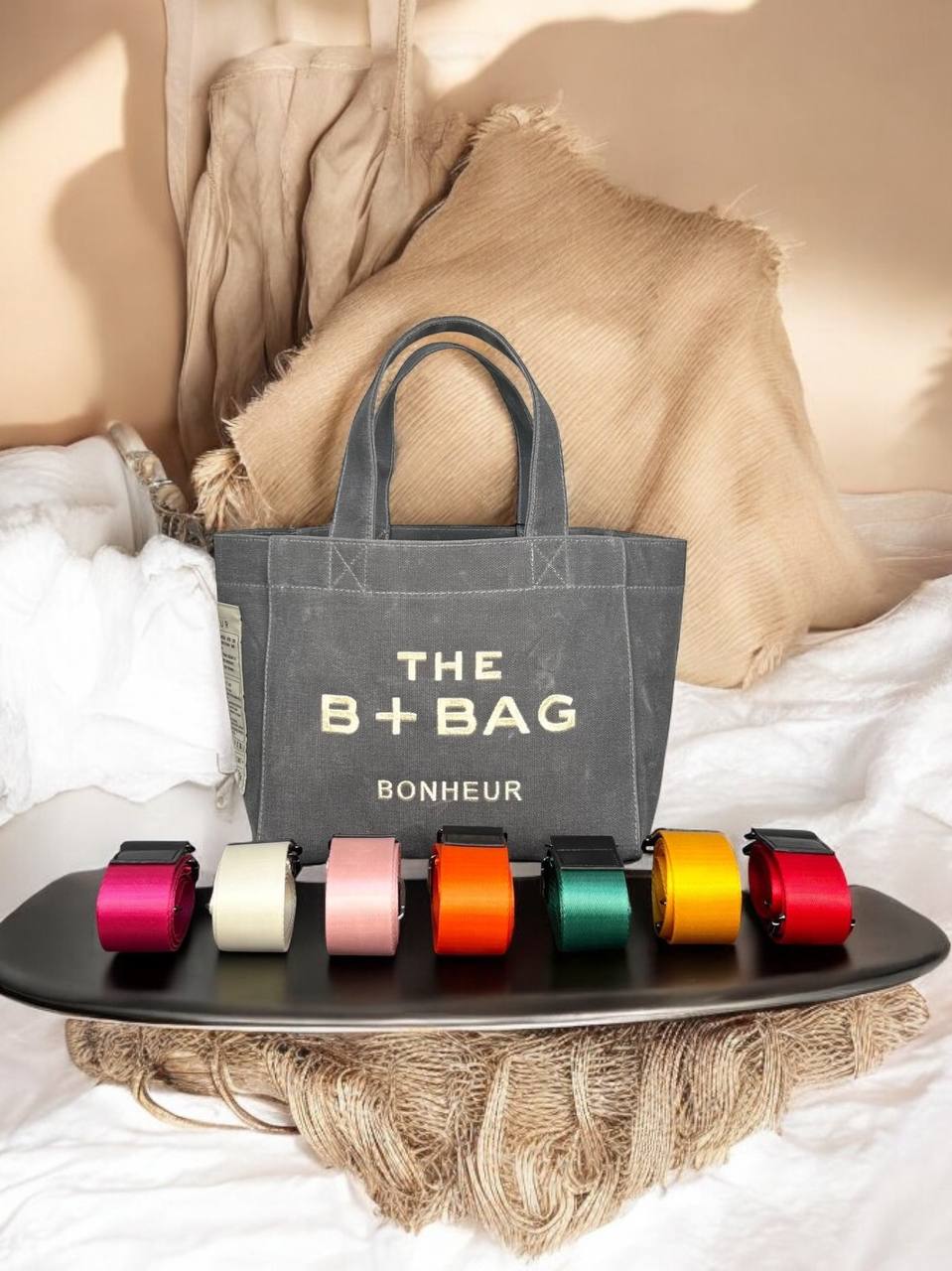 Bonheur Canvas Tote Bag