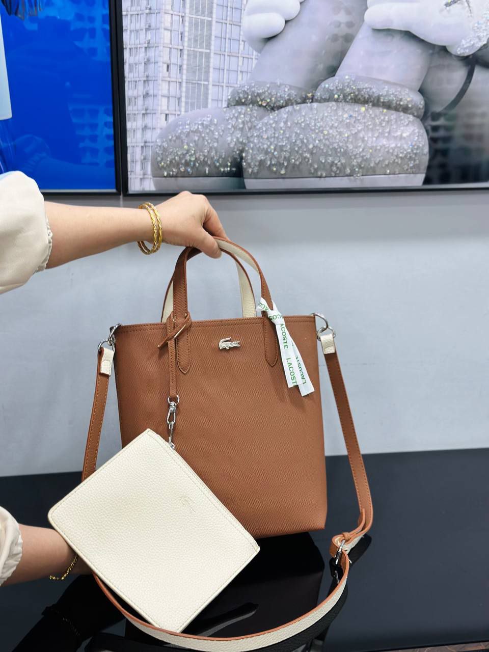 Lacoste Anna Mini Kadın Çift Taraflı