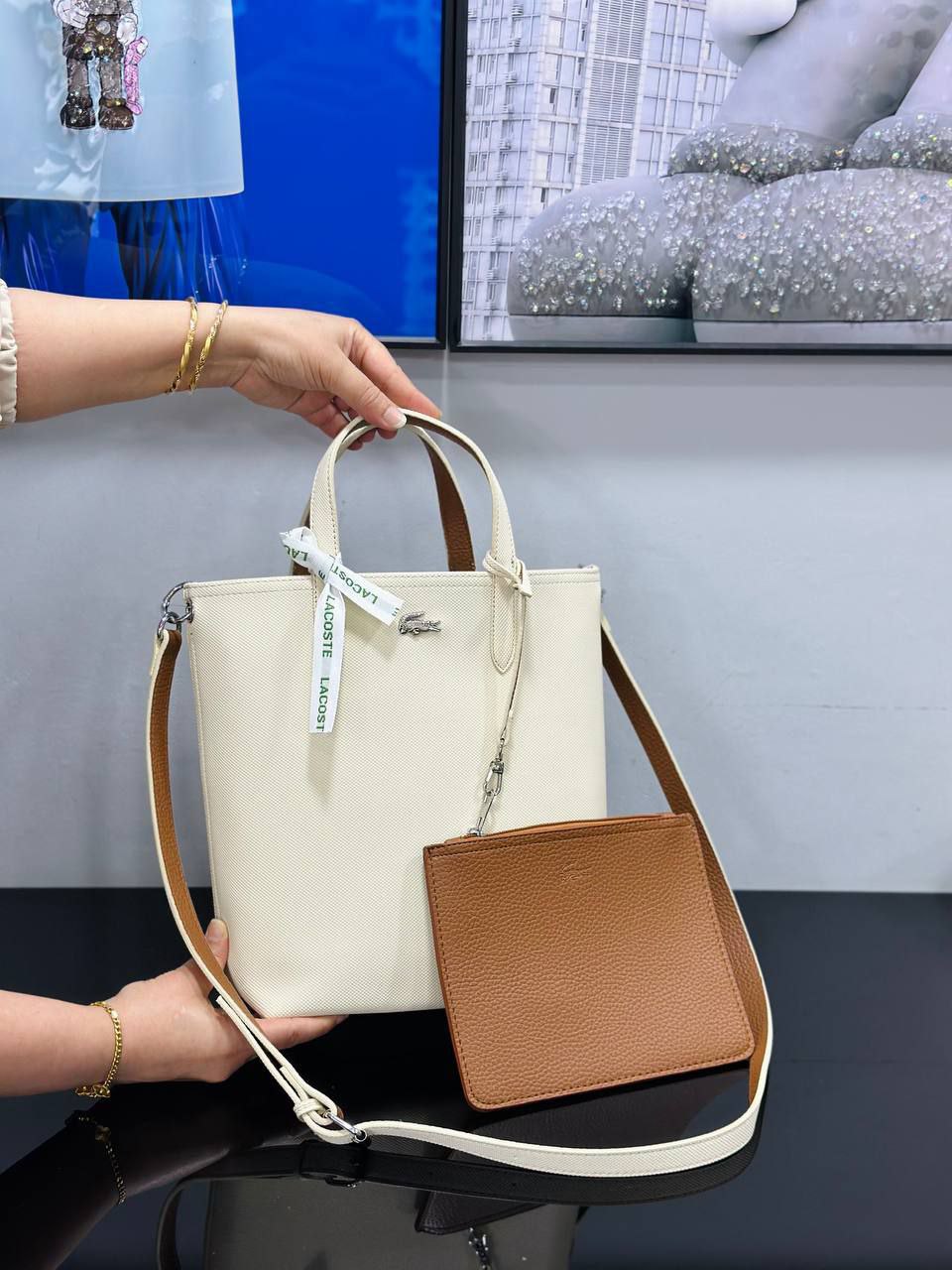 Lacoste Anna Mini Kadın Çift Taraflı