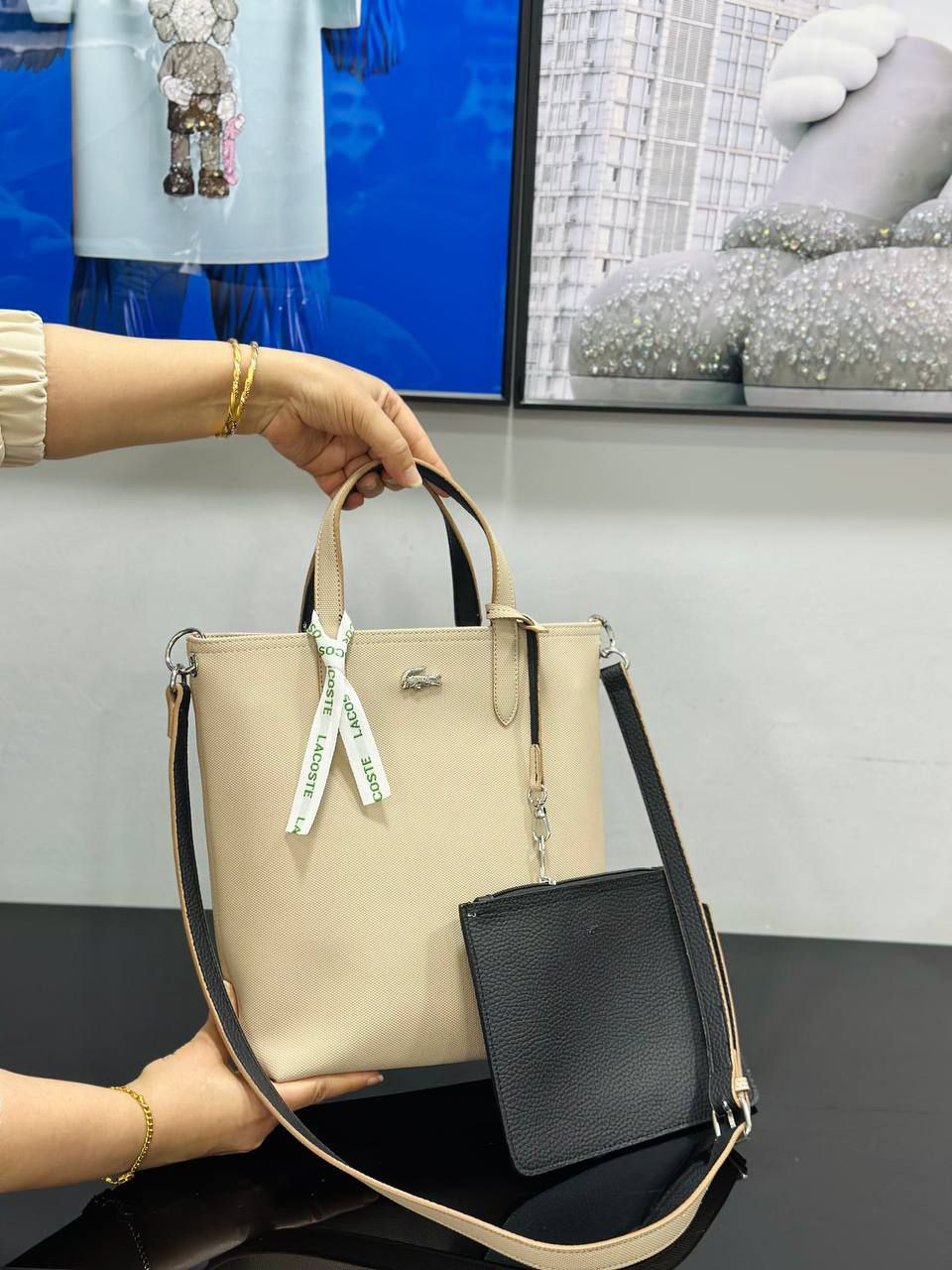 Lacoste Anna Mini Kadın Çift Taraflı