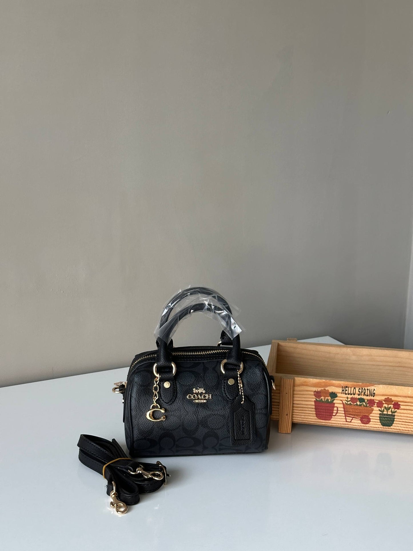 COACH Mini Rowan Crossbody Çanta (CHARMLI)