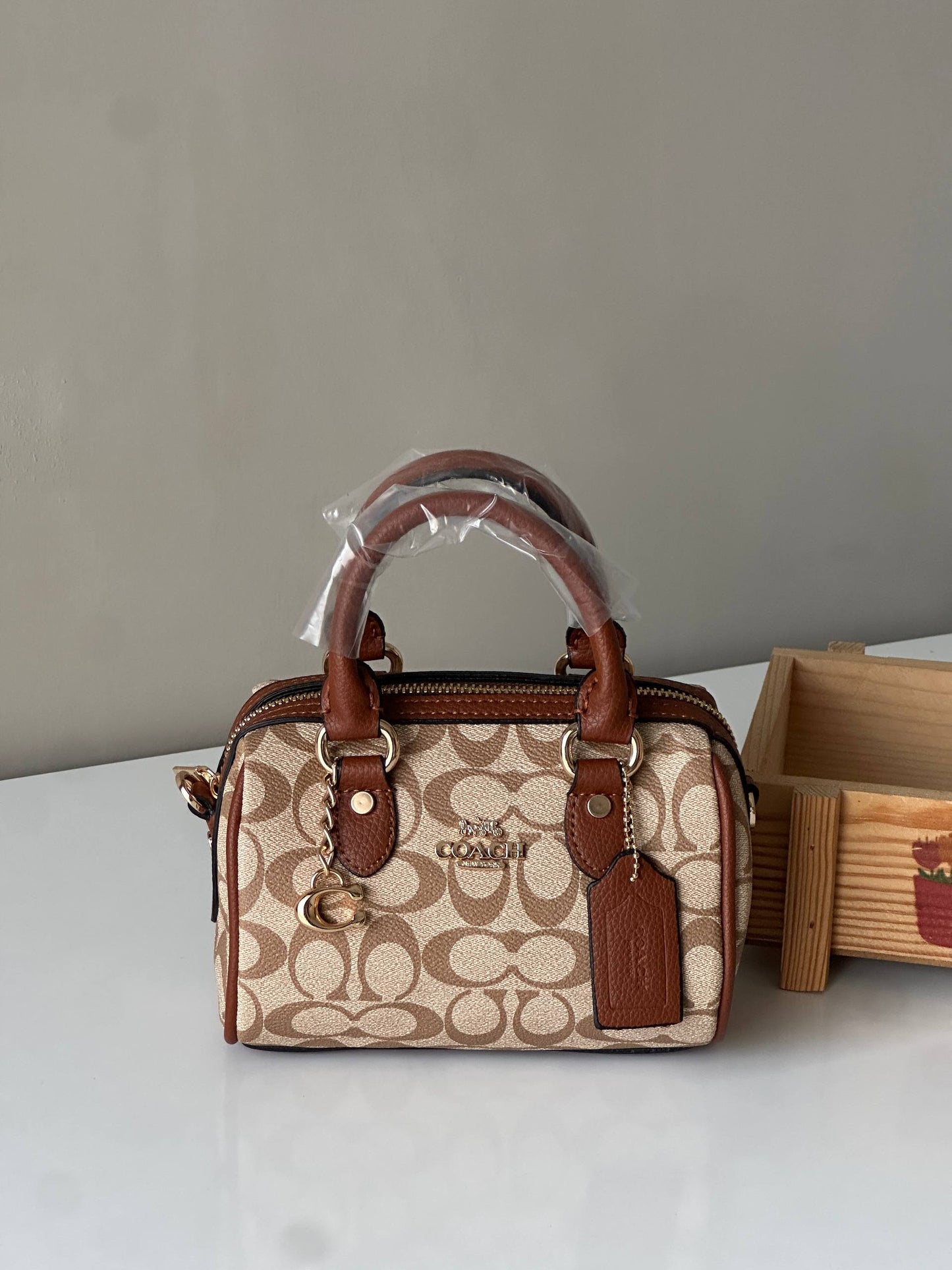 COACH Mini Rowan Crossbody Çanta (CHARMLI)