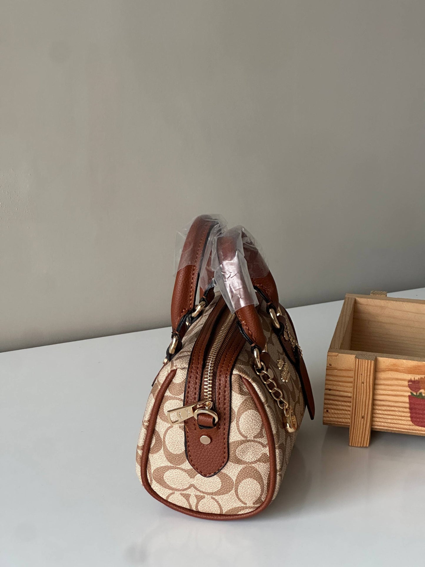 COACH Mini Rowan Crossbody Çanta (CHARMLI)