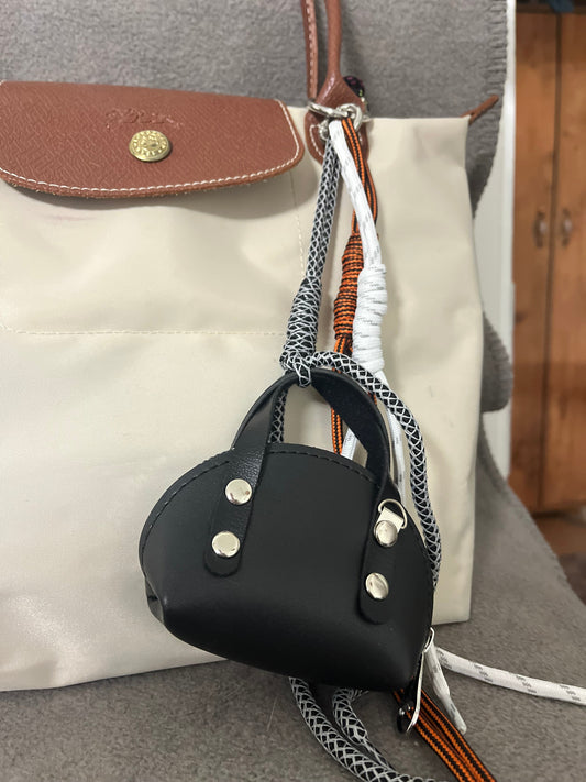 Mini Cüzdan Charm Siyah