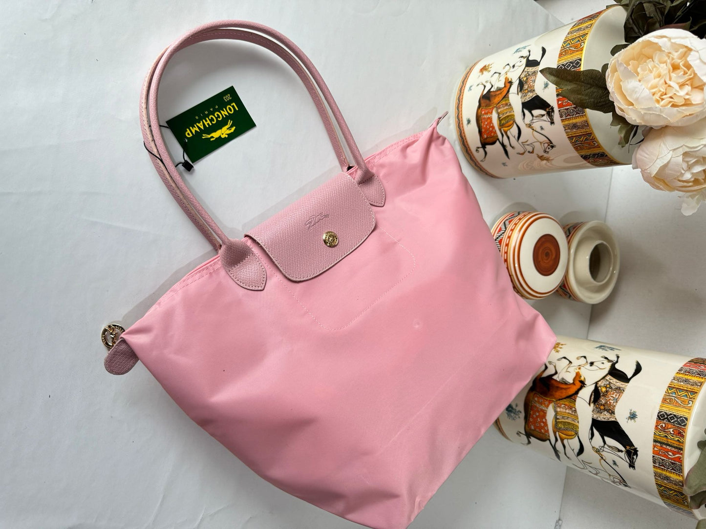 Longchamp Full Pembe