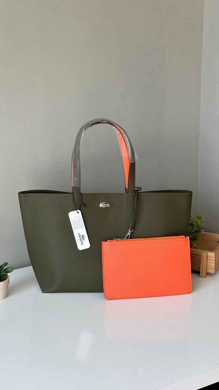 Lacoste Anna Çift Taraflı Omuz Çantası