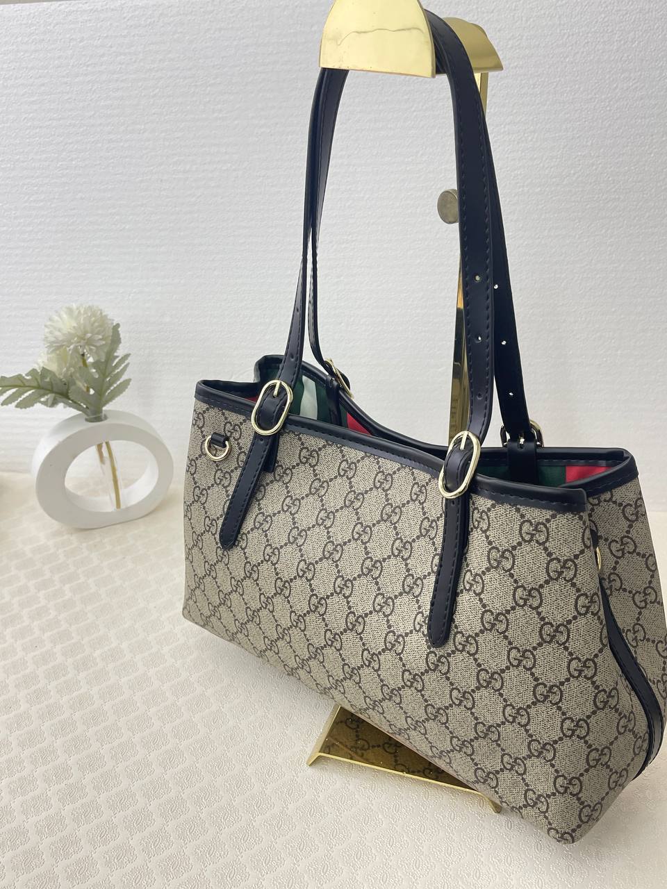 Gucci GG Emblem Medium Tote Bag